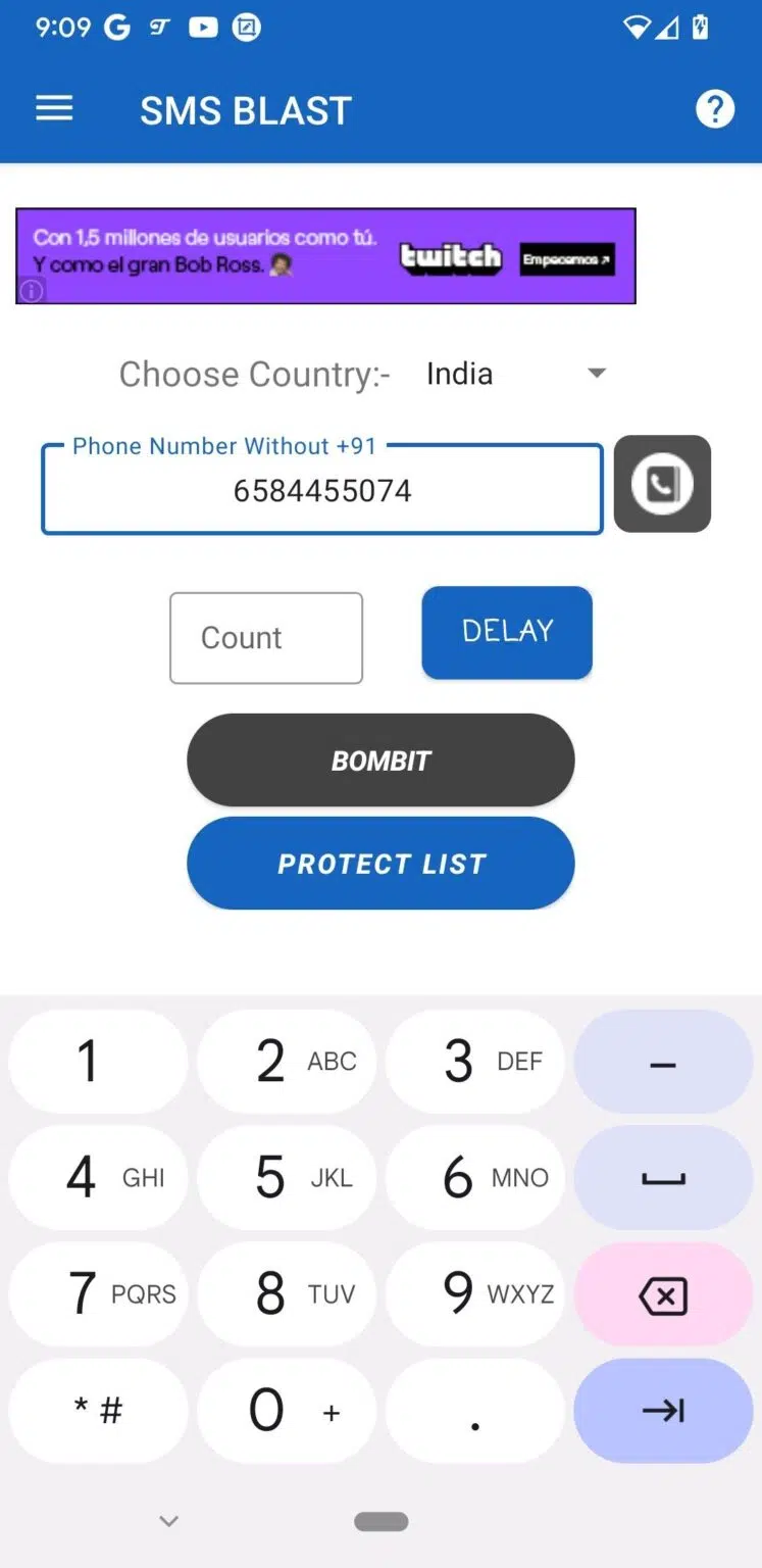 BombitUP Dashboard Interface